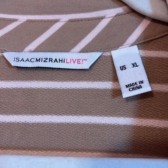 Striped collared v neck shirt - Picture 3 of 6